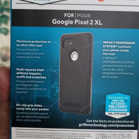 Google Pixel 2 XL Phone Case Bundle of 2 - Picture 5 of 5